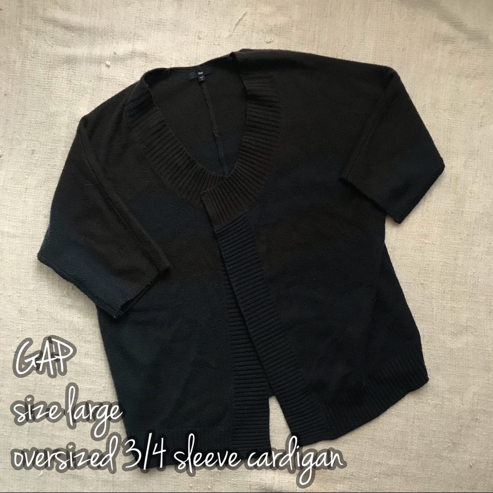 gap 3/4 sleeve cardigan ✨